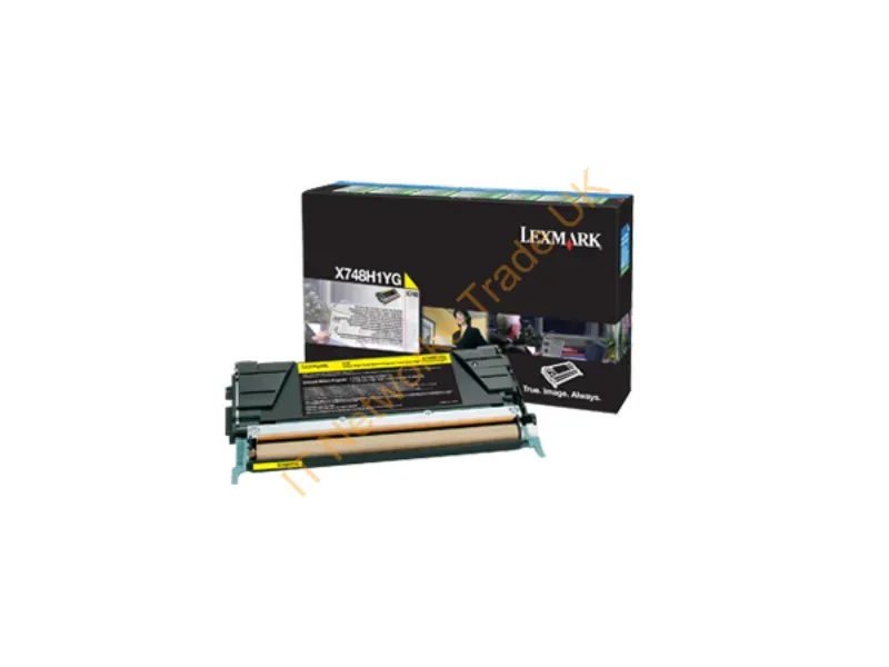 X748H1YG - Lexmark X748H1YG Toner yellow, 10K pages Accessory