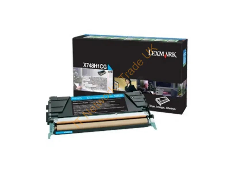 Lexmark X748H3CG Toner cyan, 10K pages Accessory