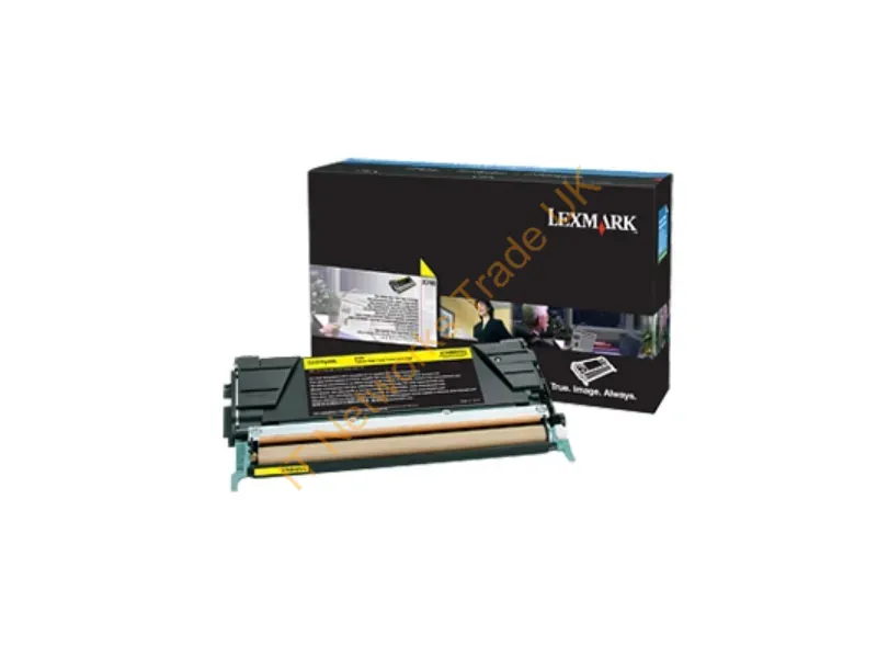 X748H4YG - Lexmark X748H4Yg Toner Cartridge 1 Pc(S) Original Yellow
