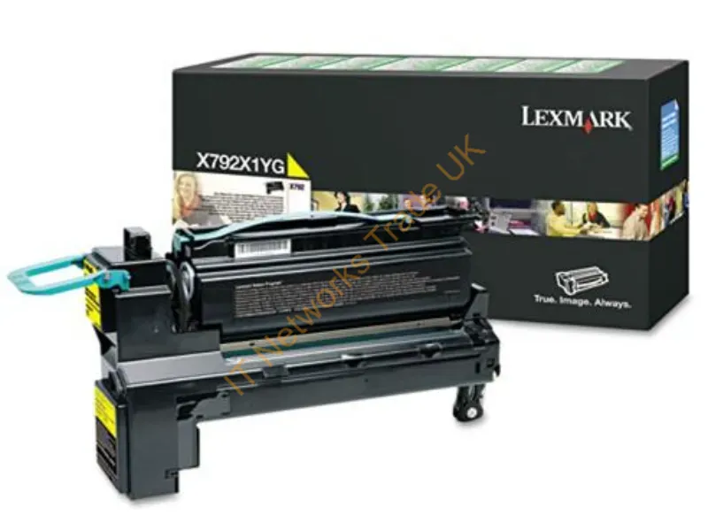 X792X1YG - X792X1Yg Toner Yellow, 20K Pages