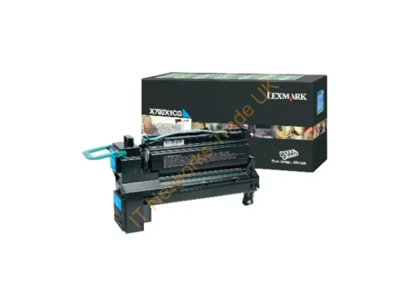 X792X4CG - Lexmark X792 Cyan Toner Cartridge 1 Pc(S) Original