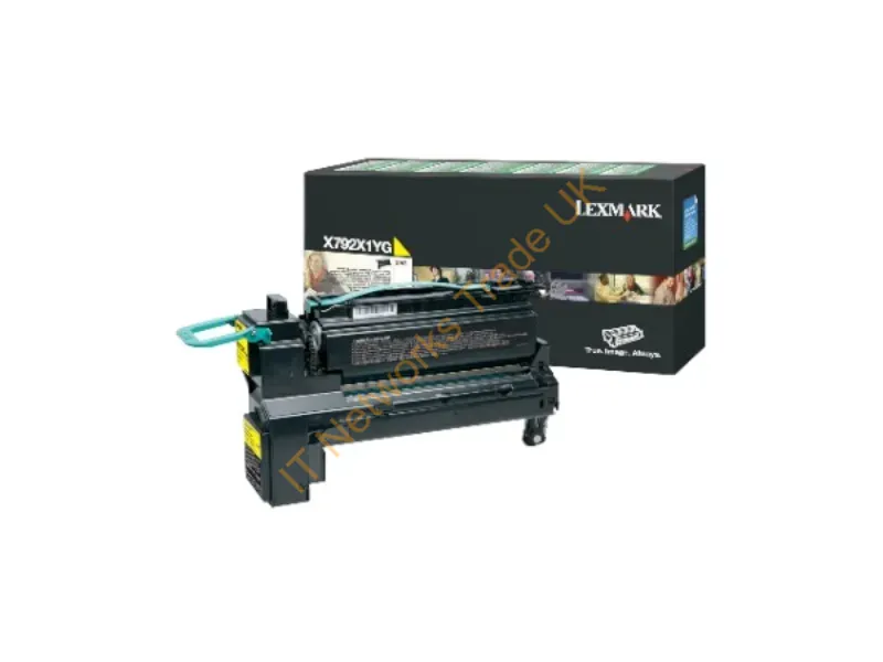 X792X4YG - Lexmark X792 Ylw Toner Cartridge 1 Pc(S) Original Yellow