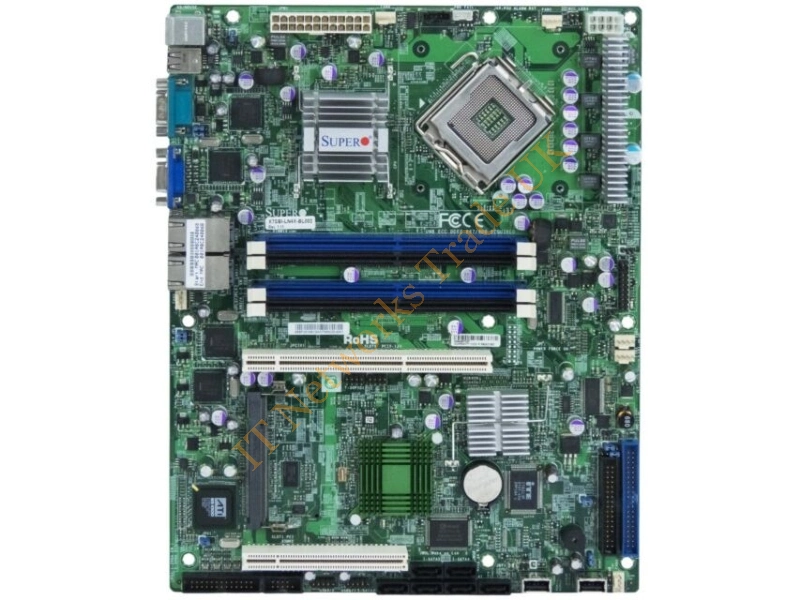 X7SBI-O Supermicro LGA775/ Intel 3210/ FSB 1333/ DDR2-800/ RAID/ V/2GbE/ ATX Server Motherboard