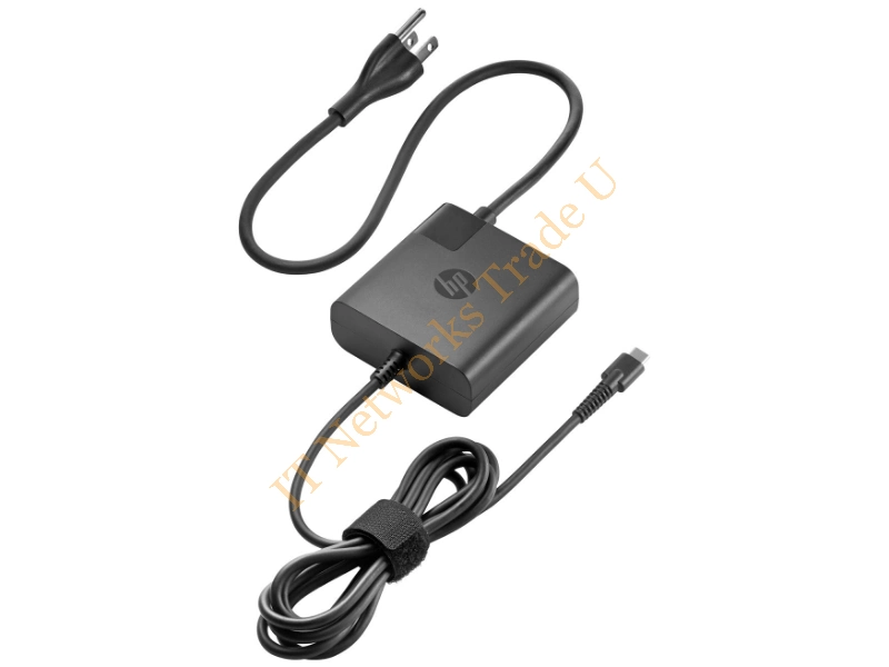 X7W50AA#ABB - HP USB-C Travel Power Adapter 65W Indoor 65W Black power adapter/inverter