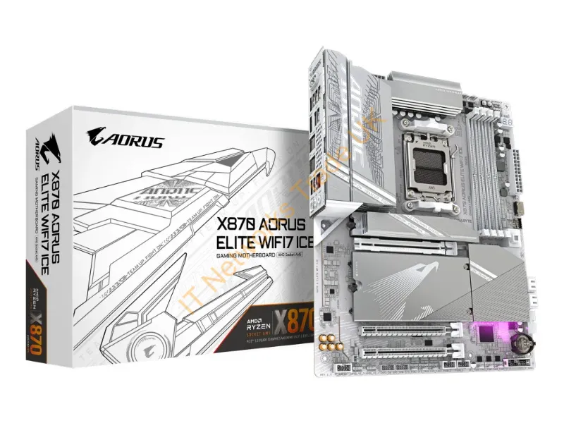X870AELITEWF7ICE - Gigabyte X870 Aorus Elite Wifi7 Ice Amd X870 Socket Am5 Atx