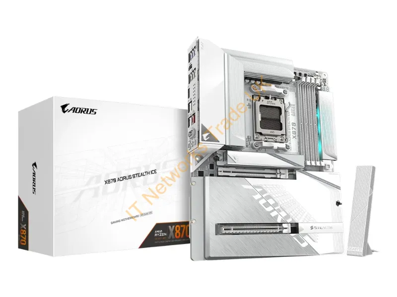 X870AORUSSTEALTHI - Gigabyte X870 Aorus Stealth Ice Amd X870 Socket Am5 Atx