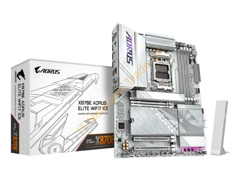 X870EAELITEWF7ICE - GIGABYTE X870E AORUS ELITE WIFI7 ICE AM5/DDR5/ATX