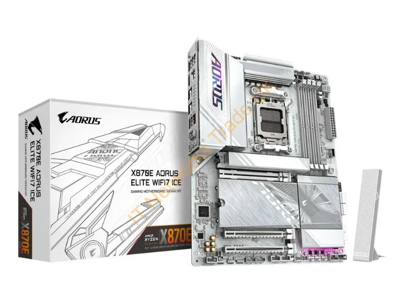 X870EAELITEWIFI7ICE - Gigabyte X870E Aorus Elite Wifi7 Ice Amd X870E Socket Am5 Atx