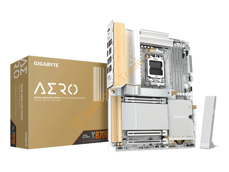 X870EAEROX3DWOOD - Gigabyte X870E Aero X3D Wood Amd X870E Socket Am5 Atx