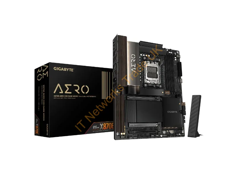 X870EAEROXDKWOOD - Gigabyte GA-X870E AERO X3D DARK WOOD (AM5) (D)