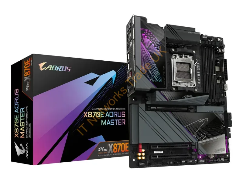 X870EAORUSMASTER - Gigabyte X870E Aorus Master Motherboard Amd X870 Socket Am5 Atx