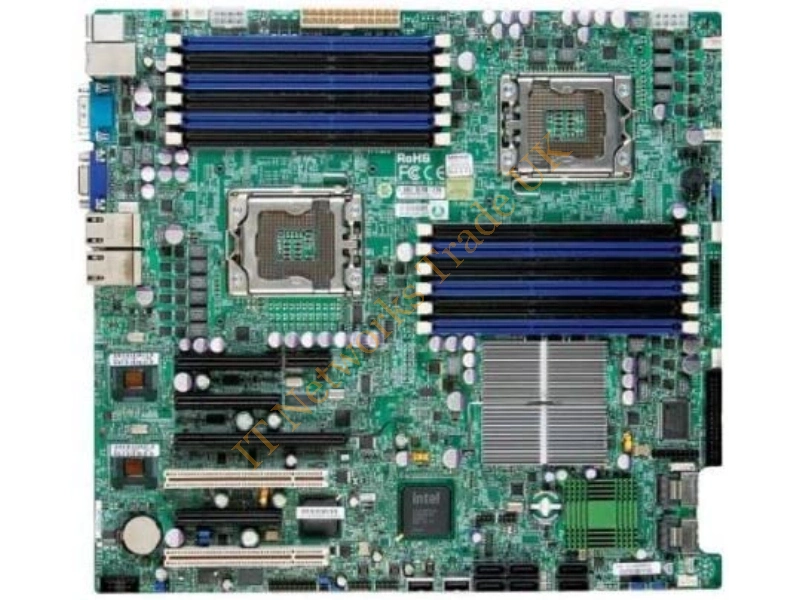 X8DTU-LN4F+-B Supermicro Dual LGA1366 Xeon/ Intel 5520/ V/4GbE/ Proprietary Server Motherboard