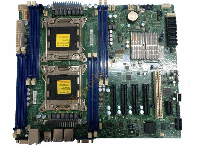 X9DBL-IF-B Supermicro Dual LGA1356/ Intel C602/ DDR3/ SATA3/ V/2GbE Server Motherboard