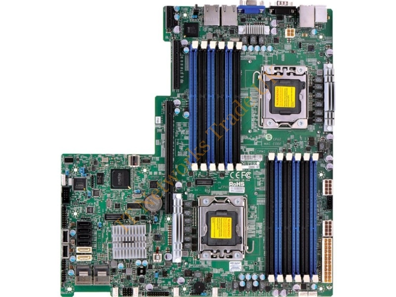 X9DBU-IF-O Supermicro Dual LGA1356/ Intel C602/ DDR3/ SATA3/ V/2GbE/ Proprietary UIO Server Motherboard