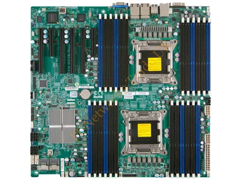 X9DR3-LN4F+-B Supermicro Dual LGA2011/ Intel C606/ DDR3/ SATA3/ V/4GbE/ Enhanced EATX Server Motherboard