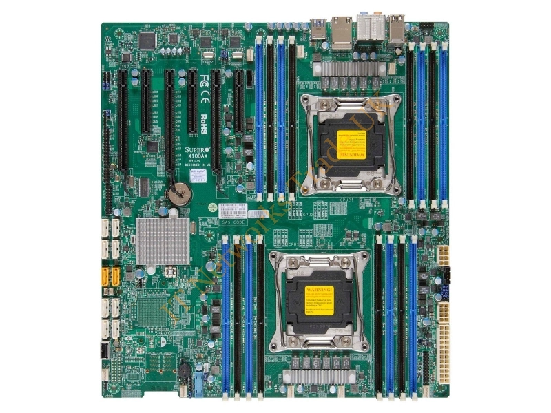 X9DRH-ITF-B Supermicro Dual LGA2011/ Intel C602/ DDR3/ SATA3/ V/2GbE/ EATX Server Motherboard