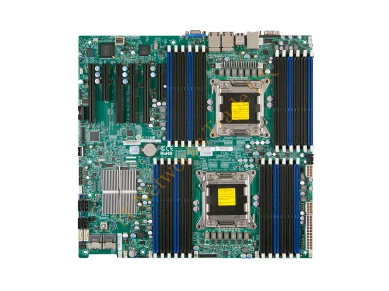 X9DRI-LN4F+-B Supermicro Dual LGA2011/ Intel C602/ DDR3/ SATA3/ V/4GbE/ EATX Server Motherboard