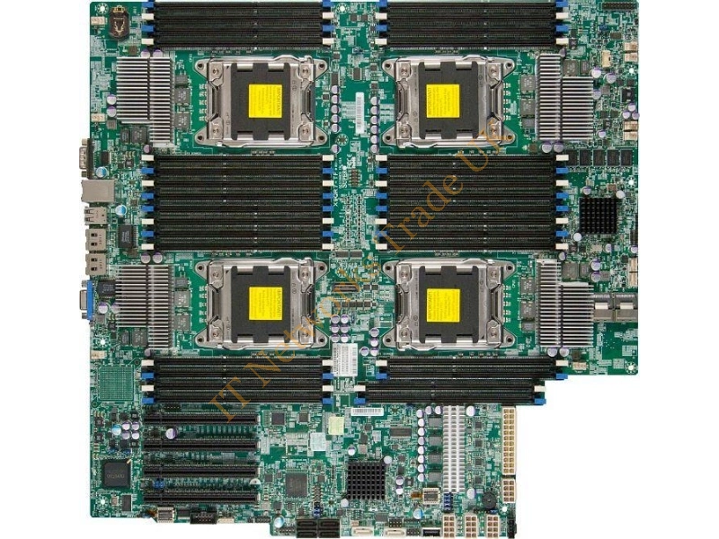 X9QRI-F-P Supermicro Quad LGA2011/ Intel C602/ DDR3/ SATA3/ V/2GbE/ Proprietary Server Motherboard