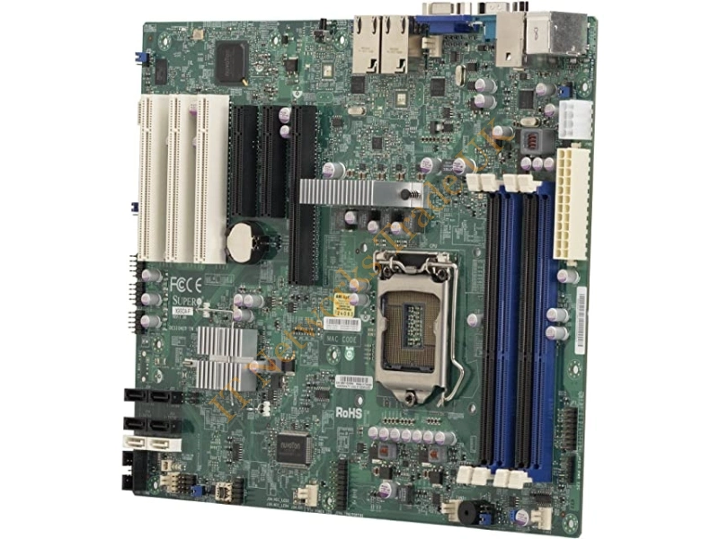X9SCA-F-O Supermicro LGA1155/ Intel C204 PCH/ SATA3/ V/2GbE/ ATX Server Motherboard