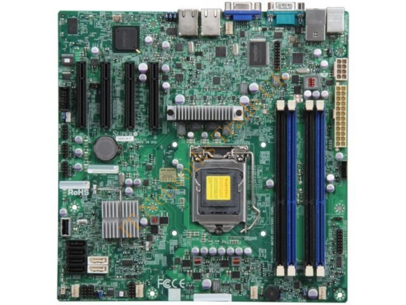 X9SCA-O Supermicro LGA1155/ Intel C204 PCH/ DDR3/ SATA3/ V/2GbE/ ATX Server Motherboard