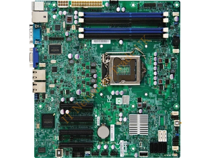 X9SCD-F-B Supermicro LGA1155/ Intel C204 PCH/ DDR3/ SATA3/ V/ Proprietary Server Motherboard