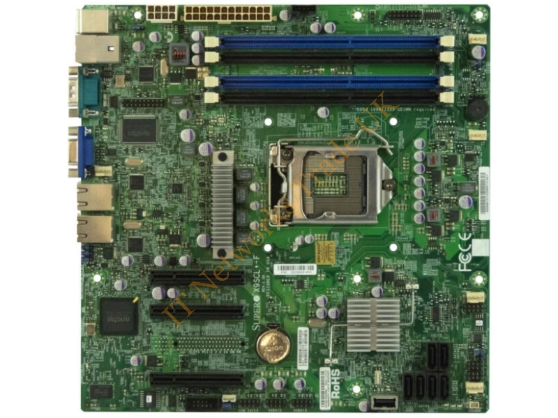 X9SCL+-F-B Supermicro LGA1155/ Intel C202 PCH/ DDR3/ V/2GbE/ MATX Server Motherboard