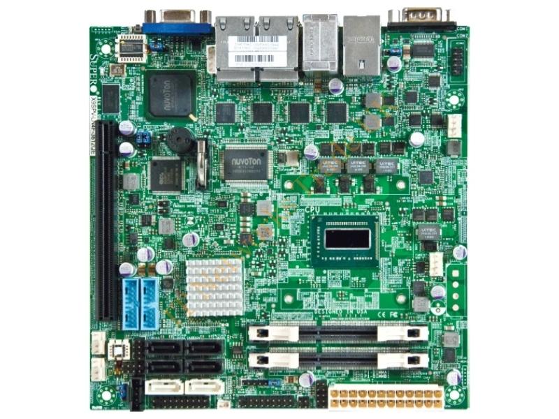 X9SPV-LN4F-3QE Supermicro Intel QM77 Chipset System Board with Intel Core-i7-3612QE mini-ITX Server Motherboard