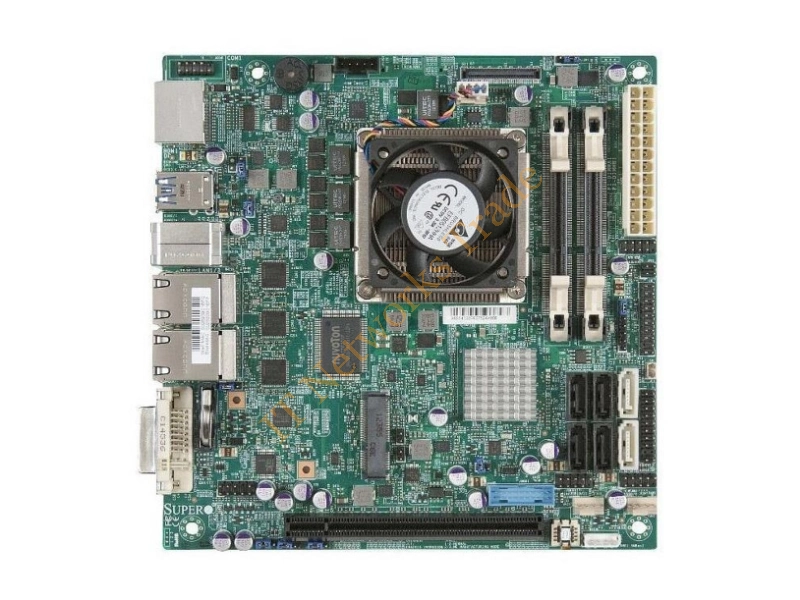 X9SPV-M4-3QE-O Supermicro Intel Core i7-3612QE 2.1GHz/ Intel QM77/ DDR3/ SATA3/USB3.0/ A/V/4GbE/ Mini-ITX Motherboard / CPU Combo Desktop Motherboard