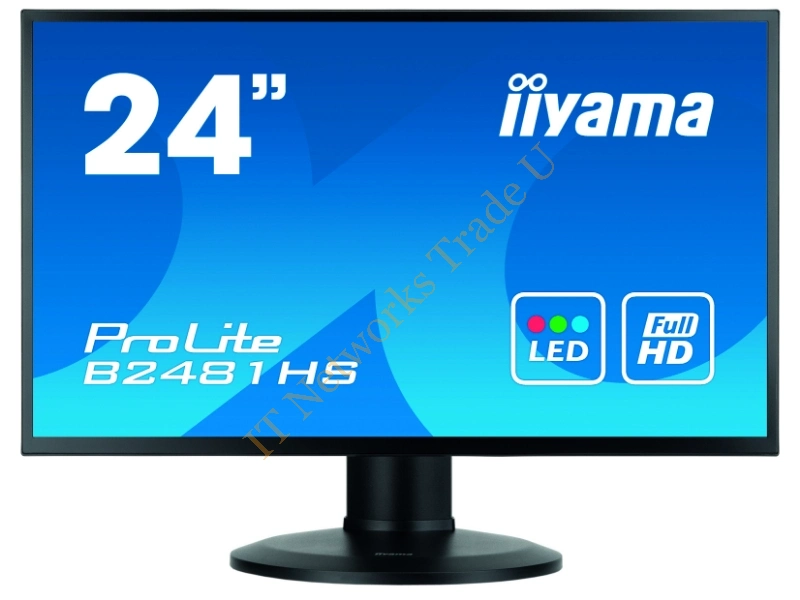 XB2481HS-B1 - iiyama ProLite XB2481HS-B1 23.6" Full HD LED Matt Flat Black computer monitor LED display