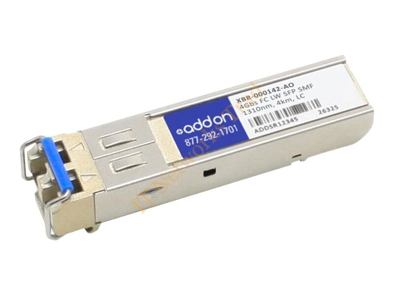 XBR000142AO AddOn 4Gbps Single-mode Fibre Channel 4km 1310nm LC Connector SFP Mini-GBIC Transceiver Module