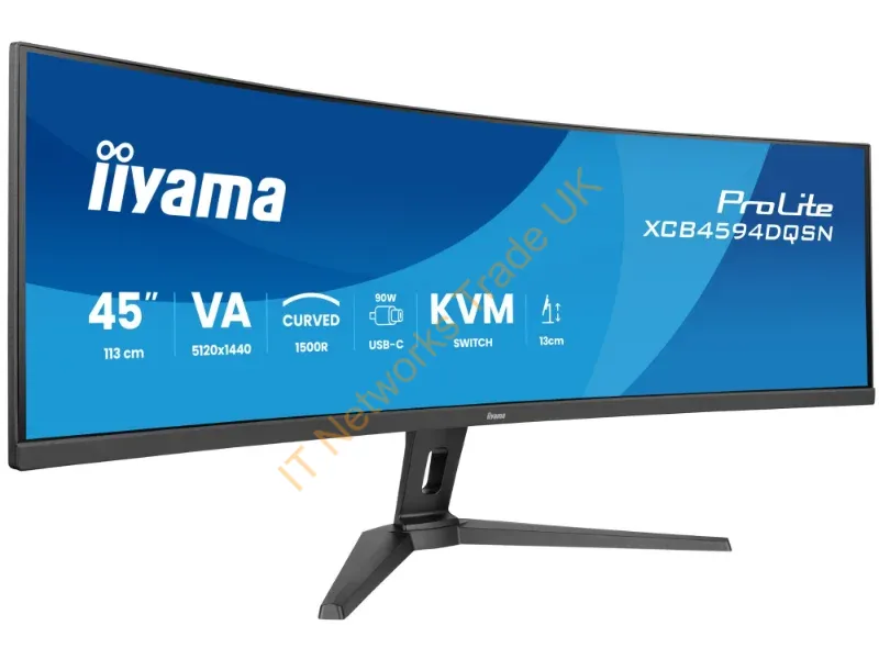 XCB4594DQSN-B1 - iiyama LED Curved-Display XCB4594DQSN-B1- 114.3 cm (45) - 5
