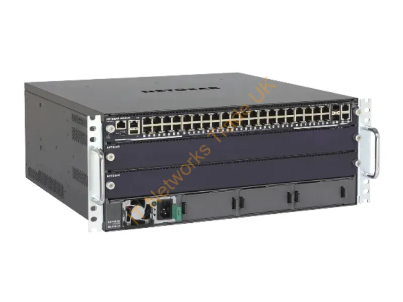 XCM8903SK-10000S - Netgear M6100-44G3-Poe+ Managed L2/L3/L4 Gigabit Ethernet (10/100/1000) Power Over Ethernet (Poe) 4U Black, Gray