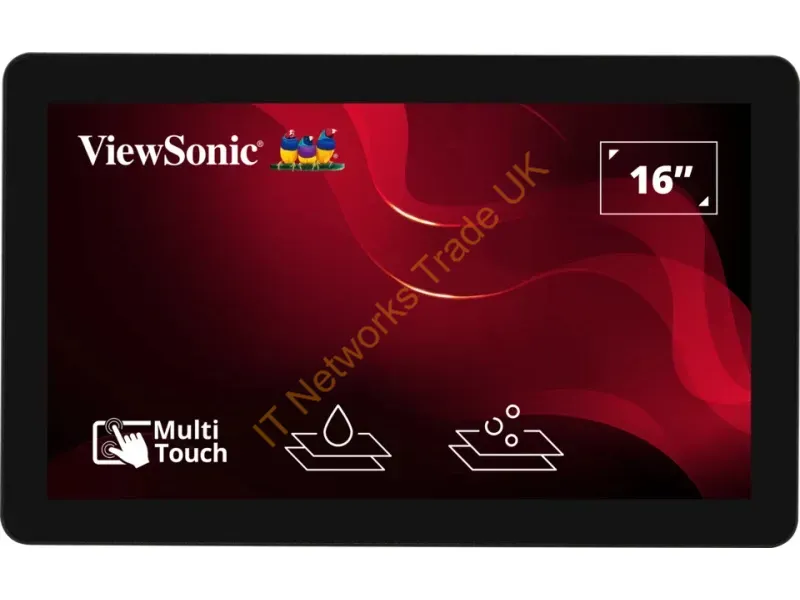 XF1630 - Viewsonic XF1630 15.6� Open Frame Touch Monitor for 24/7 Continuous Operation