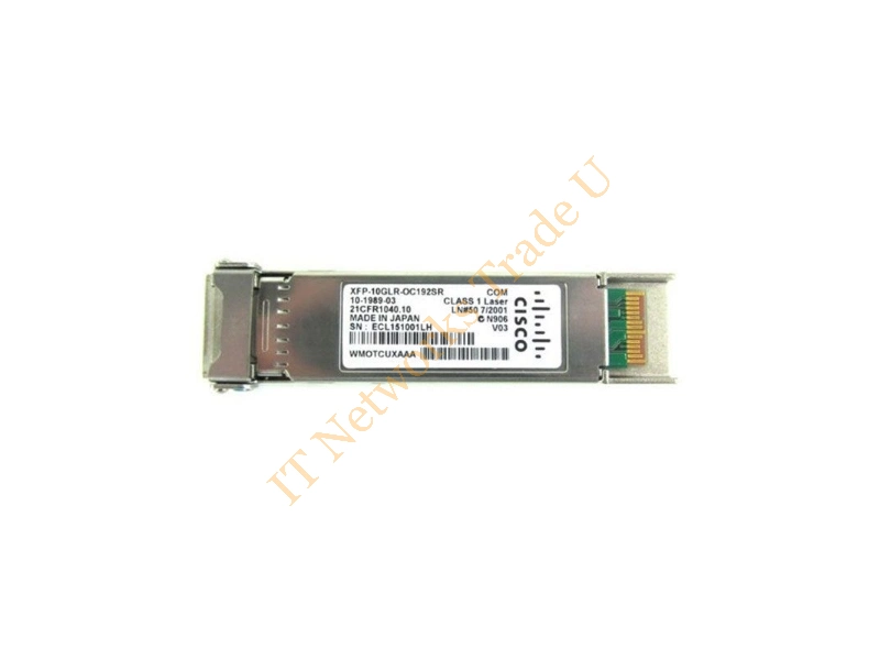 XFP-10GLR-OC192SR Cisco 10Gb/s 10GBase-LR Single-mode Fiber 10km 1310nm LC Connector XFP Transceiver Module