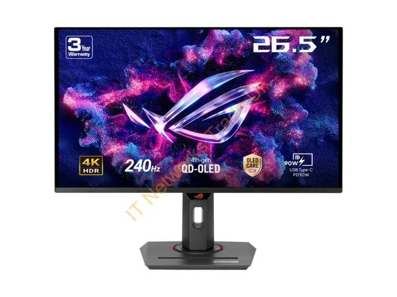 XG27UCDMG - Asus Rog Strix Oled Xg27Ucdmg Computer Monitor 26.5" 3840 X 2160 Pixels 4K Ultra Hd Qd-Oled Black