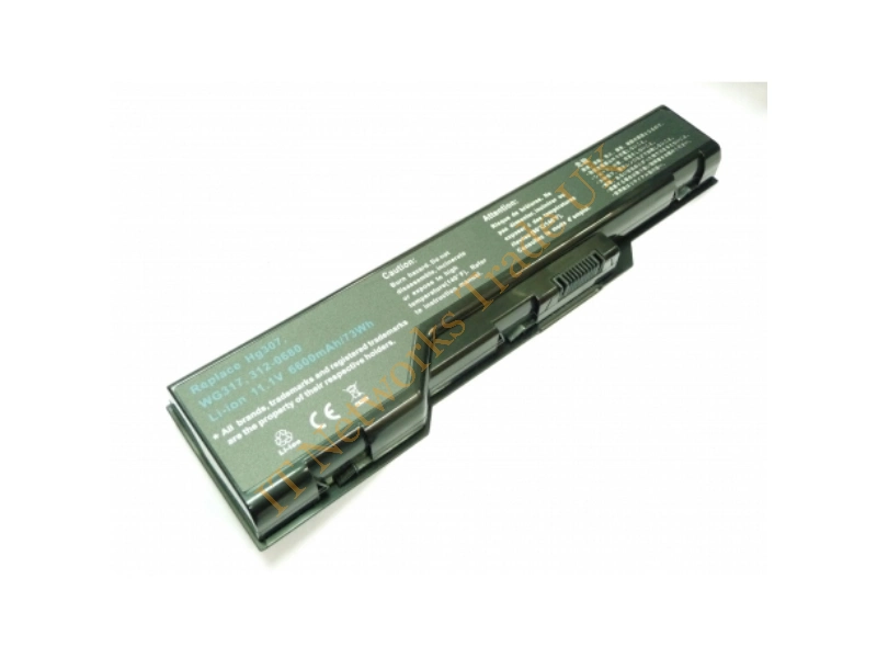 XG496 Dell 9-Cell Li-Ion Battery Laptop Battery