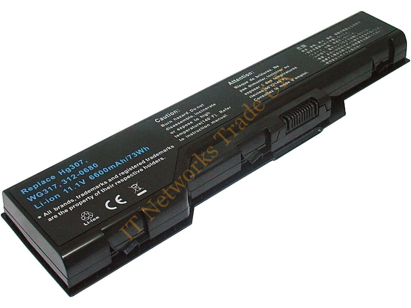 XG528 Dell 9-Cell Li-Ion Battery Laptop Battery