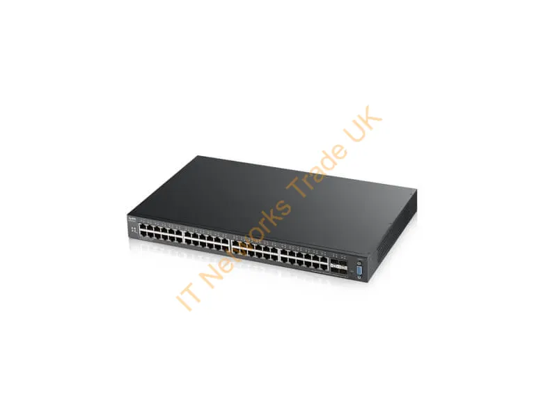 XGS2210-52-GB0101F - ZyXEL XGS2210-52 Managed L2 Gigabit Ethernet (10/100/1000) 1U Black Network Switch