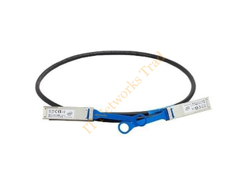 XLDACBL3 Intel Ethernet QSFP+ Twinaxial Cable, 3 Meters Twinaxial for Network Device 9.84 FT 1 X QSFP+ Network 1 X QSFP+ Network Network Ethernet Cable