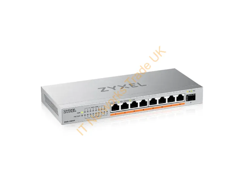 XMG-108HP-EU0101F - Zyxel Switch 8-port 10/100/100 XMG-108HP-EU0101F