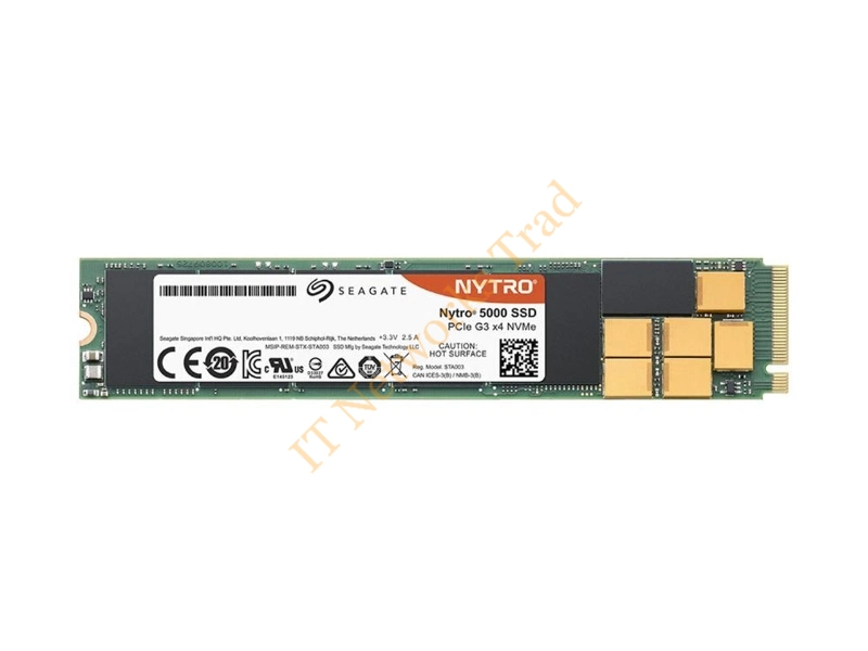 XP400HE30012 Seagate Nytro 5000 400GB cMulti-Level Cell (MLC) PCI Express 3.0 x4 NVMe Mixed Use (SED) M.2 22110 Solid State Drive SSD Storage