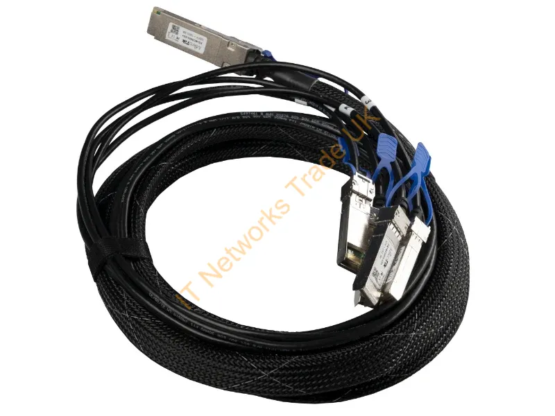XQ+BC0003-XS+ - Mikrotik XQ+BC0003-XS+ InfiniBand/fibre optic cable 3 m QSFP28 4x SFP28 Black, Chrome