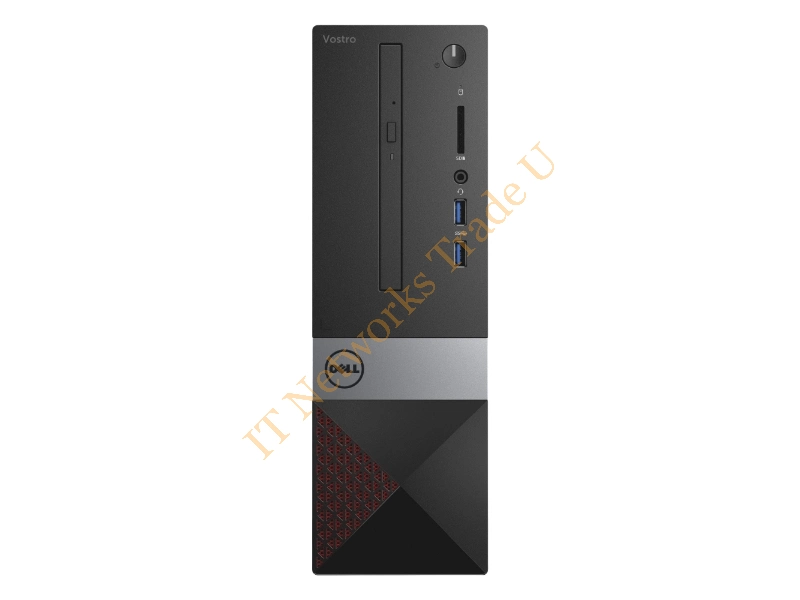 DELL Vostro 3268 3.9GHz i3-7100 SFF Black, Silver PC Workstation Systems