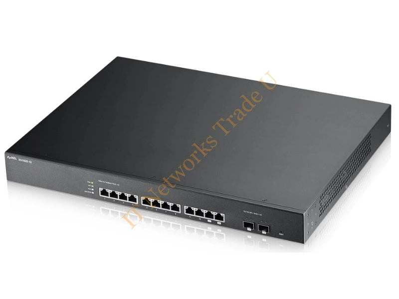 XS1920-12-ZZ0101F - ZyXEL XS1920-12 Managed network switch L2 10G Ethernet (100/1000/10000) 1U Black