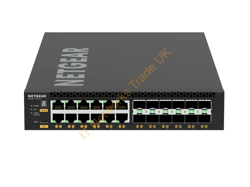 XSM4324-100NES - Netgear M4350-12X12F Managed L3 10G Ethernet (100/1000/10000) 1U Black