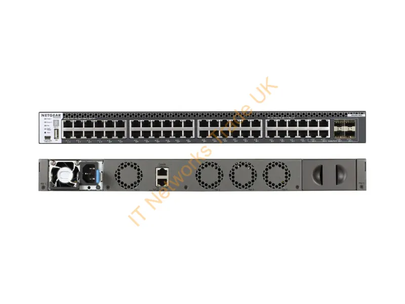 XSM4348CS-100NES - Netgear M4300-48X Managed network switch L3 10G Ethernet (100/1000/10000) 1U Black