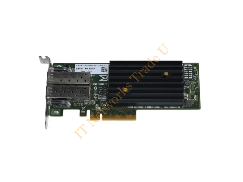 XT5PF Dell Brocade 1020 10GB Dual Port PCI Express 2.0 X8 Converged Network Adapter
