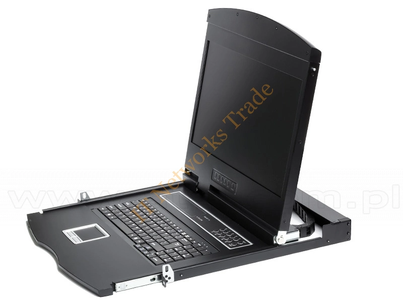 XT943 Dell 1U KMM Console with Touchpad Keyboard and 17 LCD Versa Rails Server Accessory