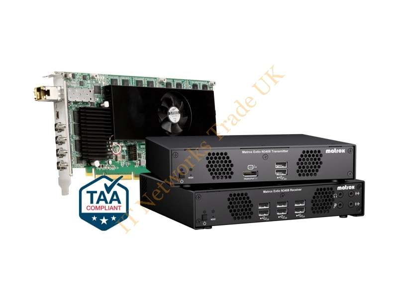 XTO2-F2408F Matrox Extio F2408 Quad KVM / Audio / USB Extender 5 USB Ports KVM Switch