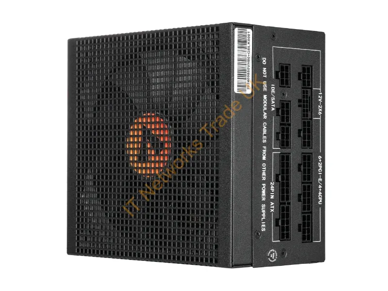 XTY850G-850W - VIDA 850W Heracles Black ATX 3.1 Gaming PSU, 80+ Gold, Fully Modular, 140mm Ultra-Quiet FDM Fan, Flat Black Cables, PCIe 5.1, Power Lead Not Included